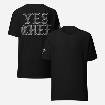 BACK PRINT Yes Chef Half-tone Unisex Tee