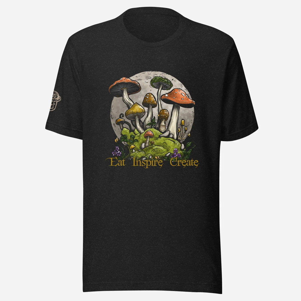 Mushroom Eat Inspire Create Unisex Tee - Odd Chef