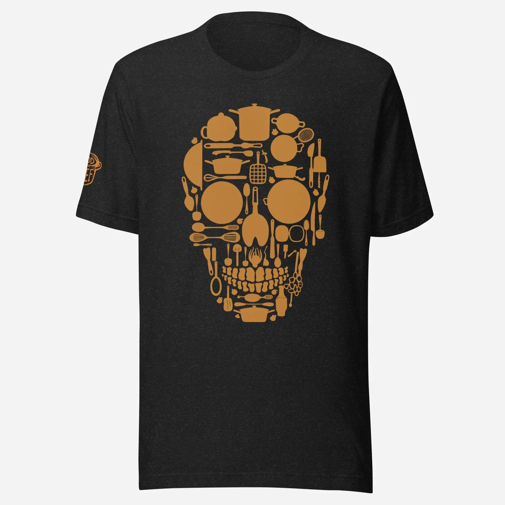 Skull Chef Kitchen Halloween Unisex Tee - Odd Chef