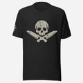 Chef Skull & Crossed Knives Tan Unisex Tee - Odd Chef
