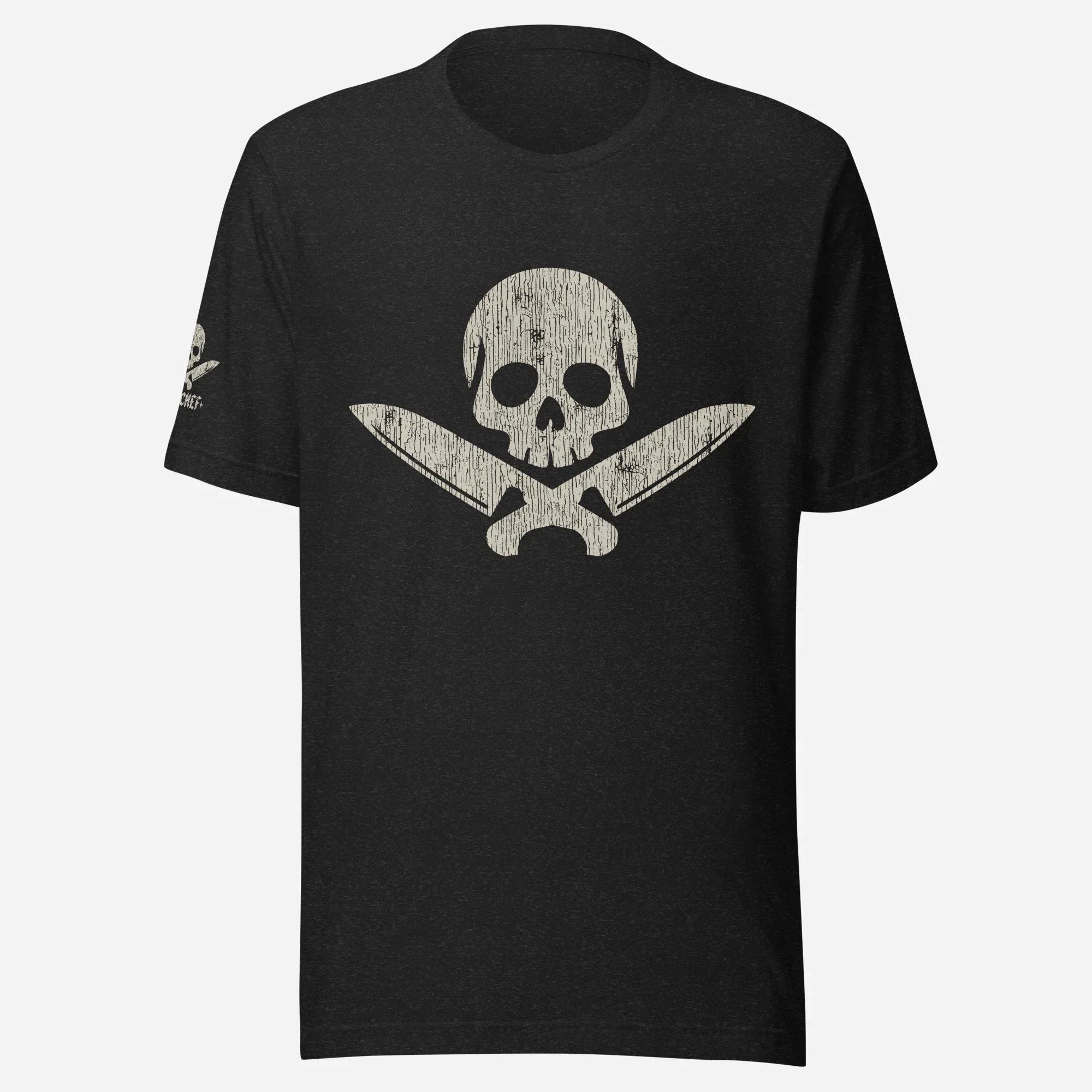 Chef Skull & Crossed Knives Tan Unisex Tee - Odd Chef