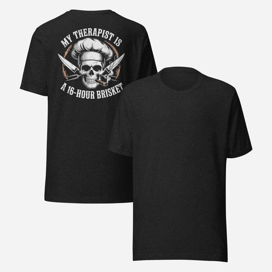 BACK PRINT Brisket Therapy Unisex Tee