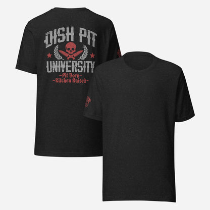 BACK PRINT Dish Pit University Unisex Tee