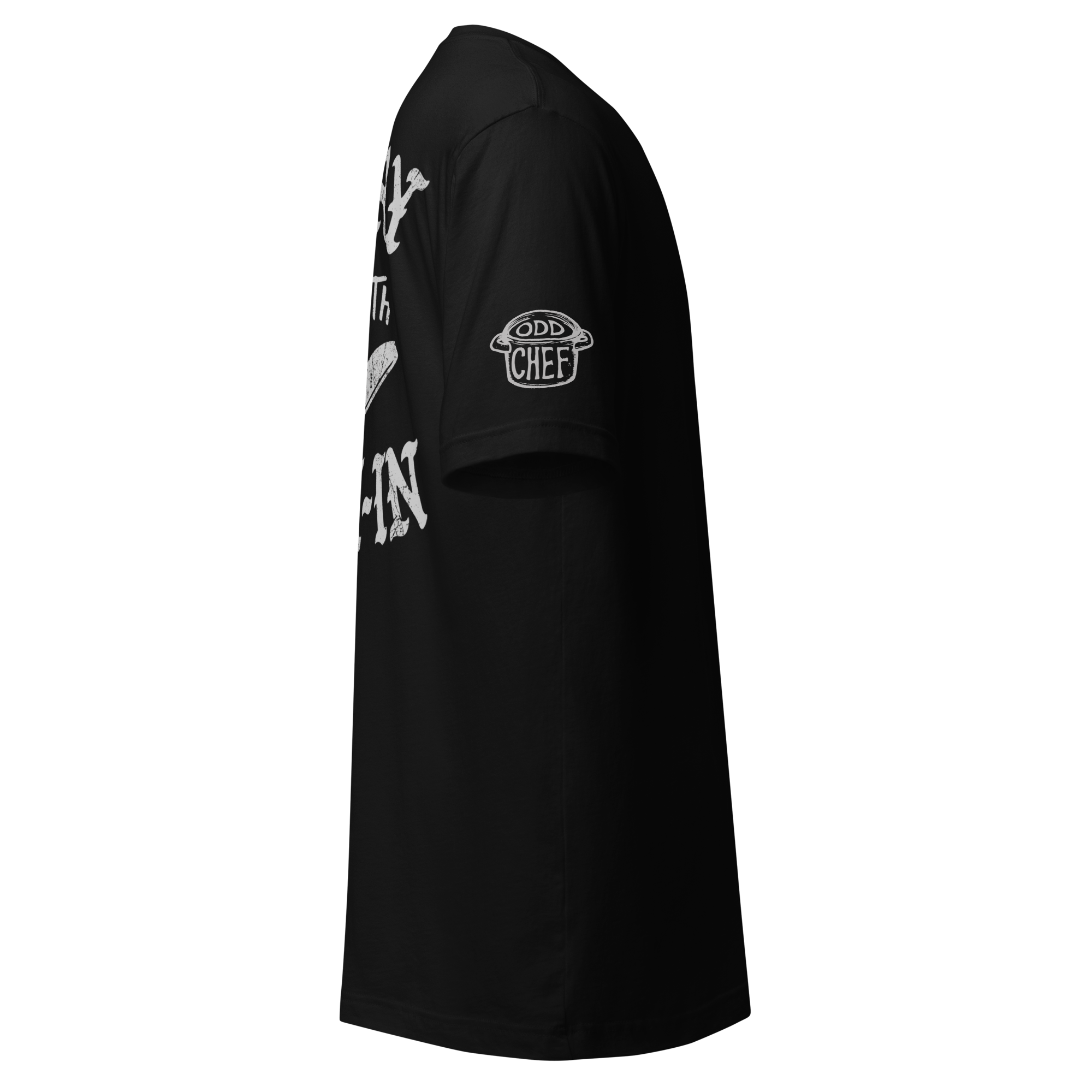 BACK PRINT Go Cry in the Walk-In Distressed Unisex Tee