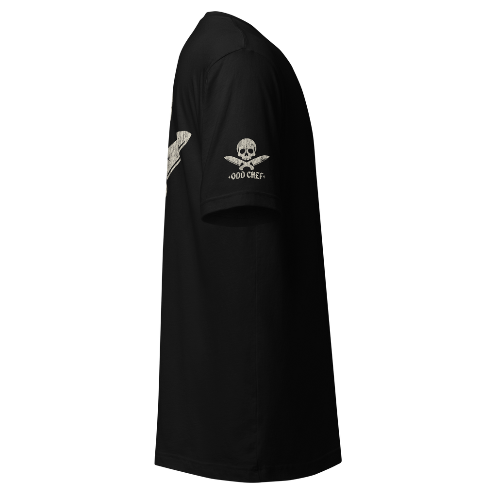 BACK PRINT Tan Skull Chef Unisex Tee