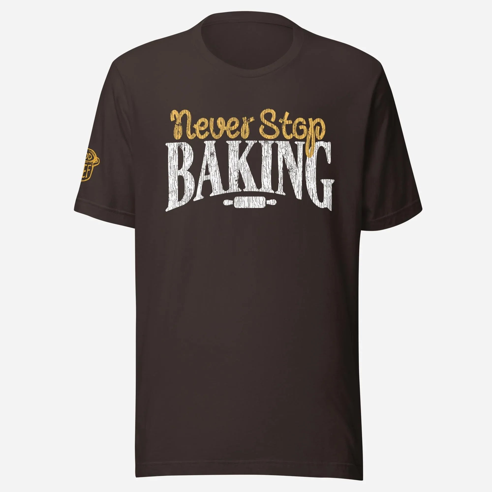 Never Stop Baking Unisex Tee - Odd Chef