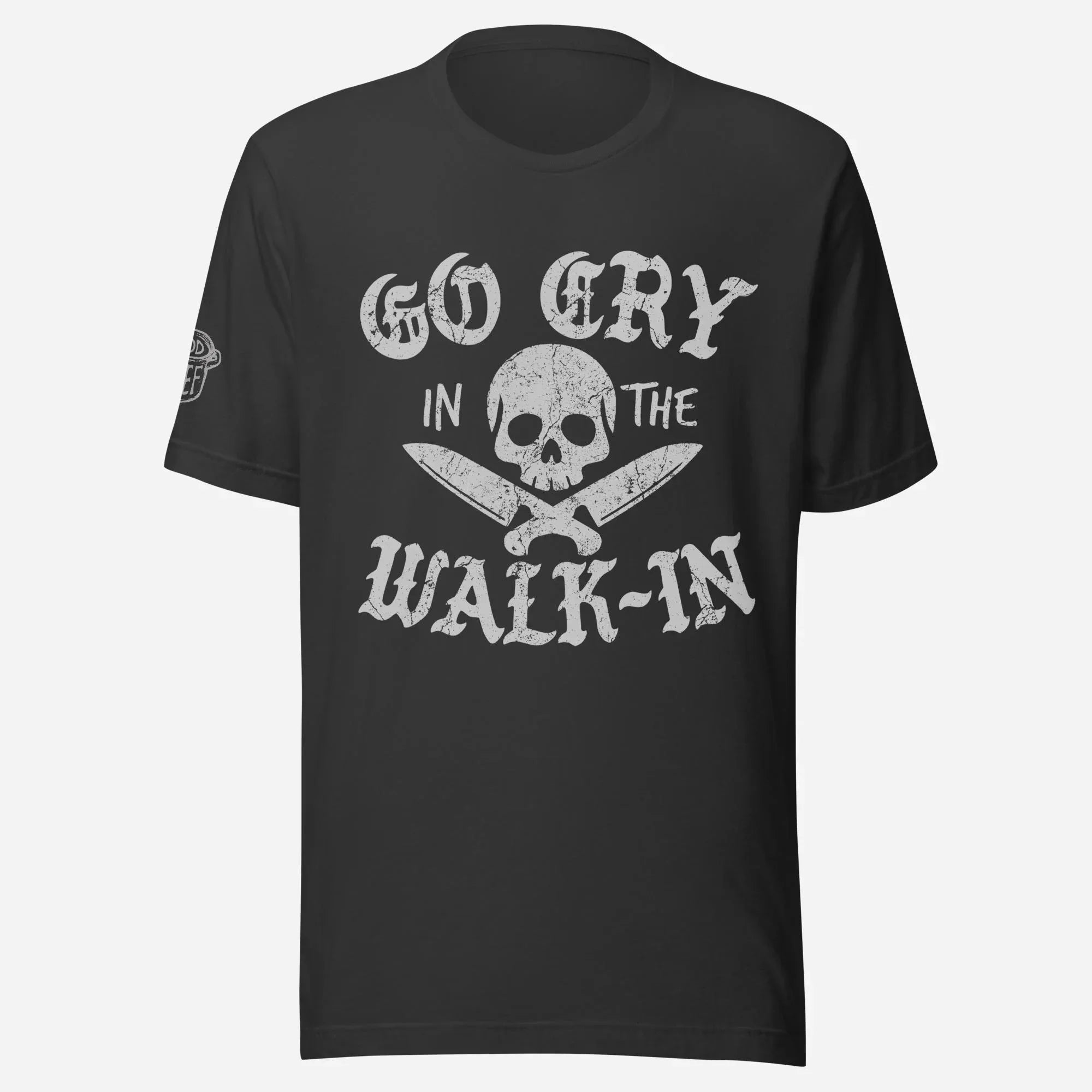 Go Cry in the Walk-In Distressed Unisex Tee - Odd Chef