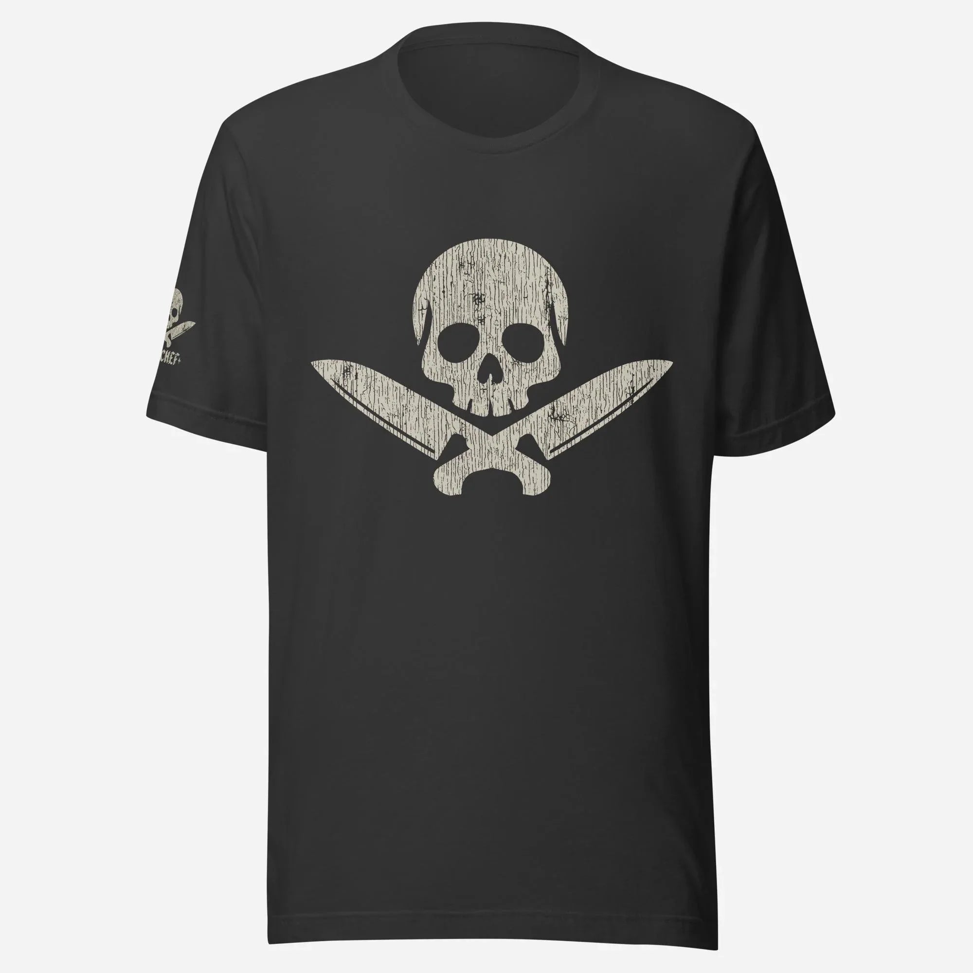 Chef Skull & Crossed Knives Tan Unisex Tee - Odd Chef