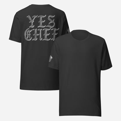 BACK PRINT Yes Chef Half-tone Unisex Tee