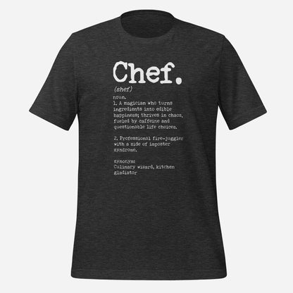 Chef Definition Unisex t-shirt