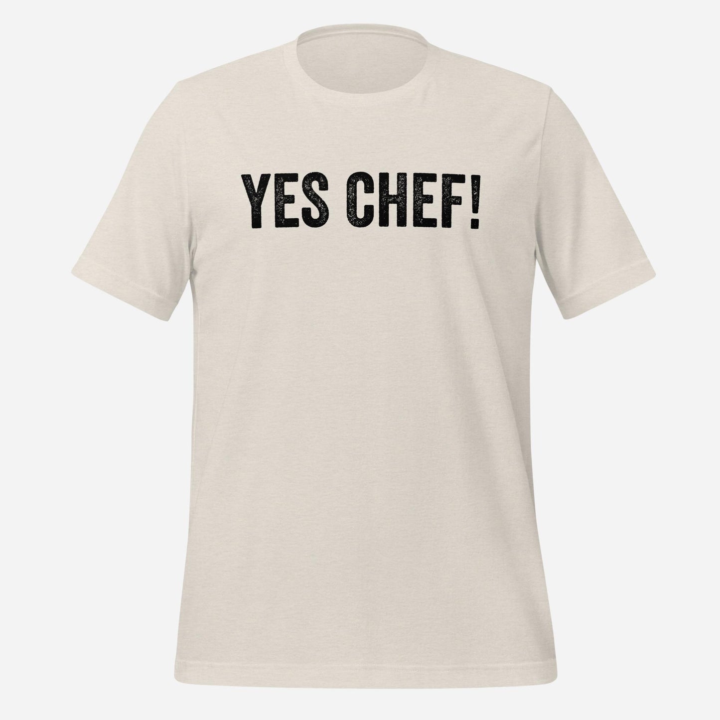 Yes Chef Shirt Bella Canvas Unisex t-shirt