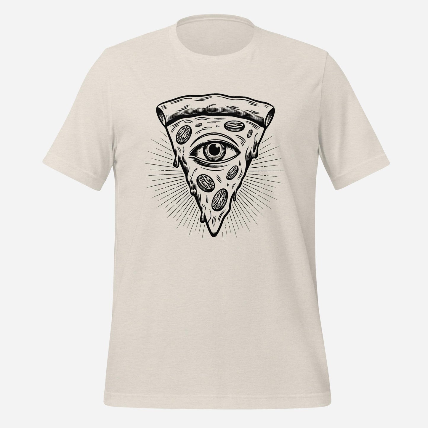 All-Seeing Pizza Unisex Tee