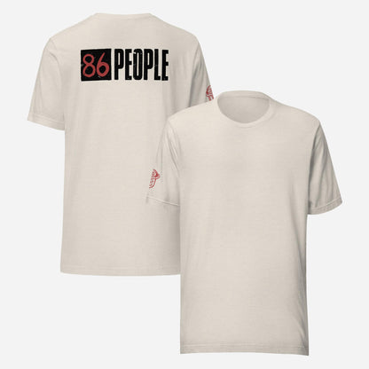 BACK PRINT 86 People ©️Unisex Tee