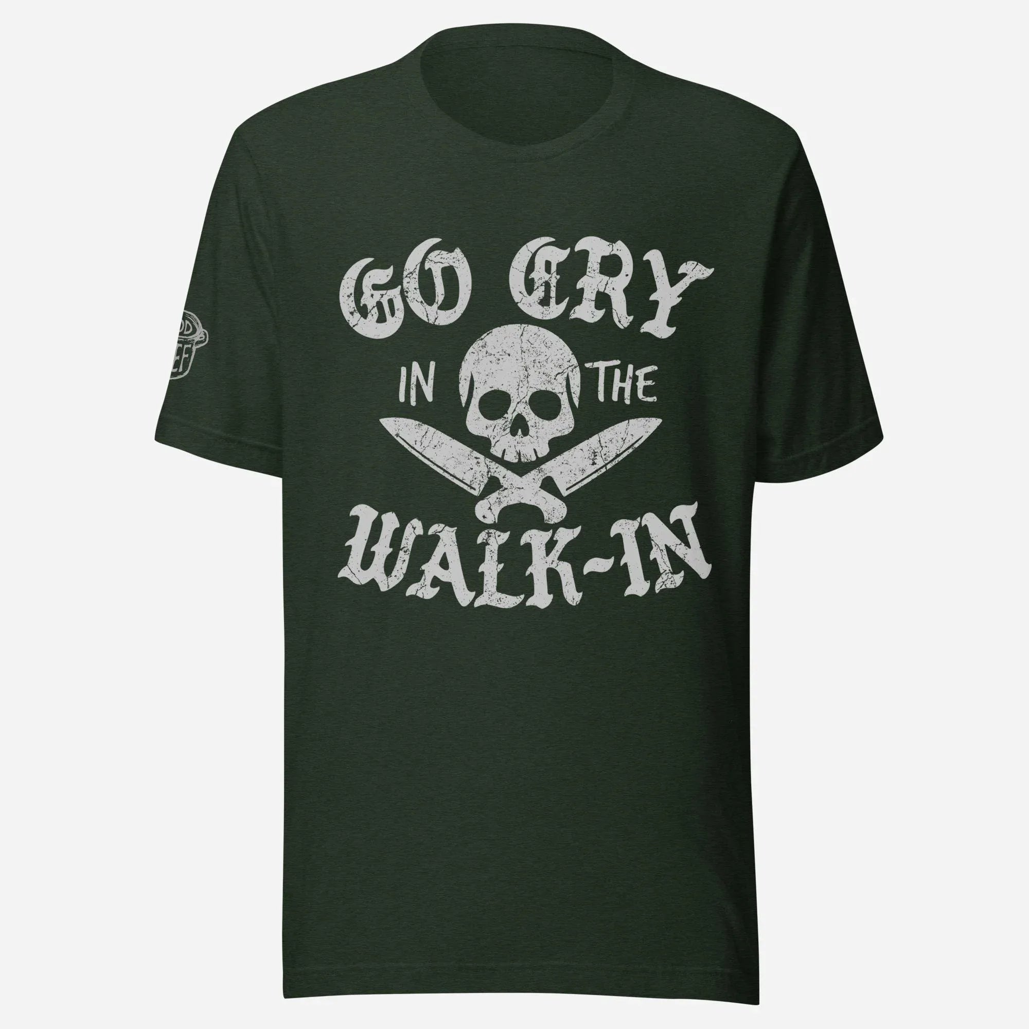 Go Cry in the Walk-In Distressed Unisex Tee - Odd Chef