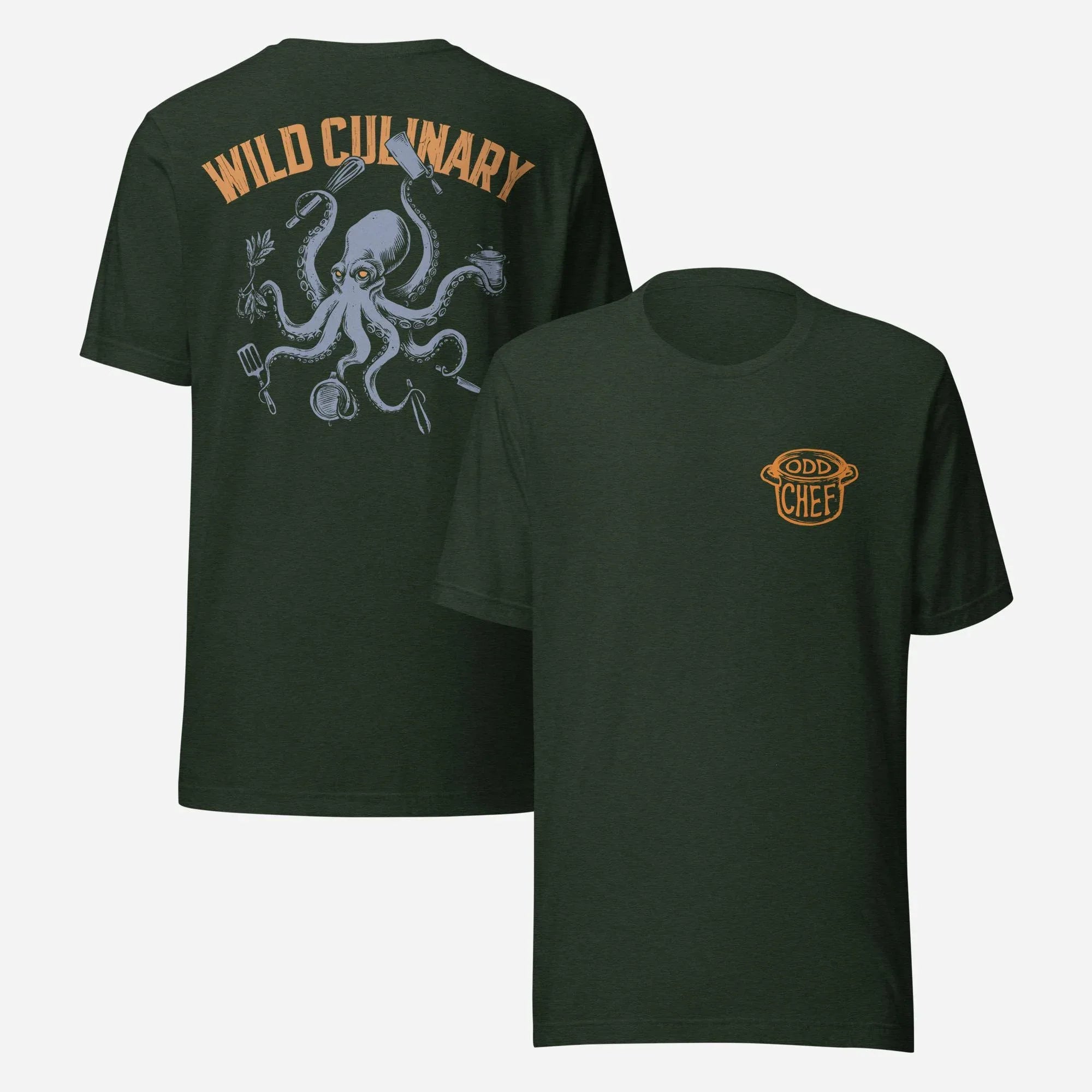 Official BACK PRINT Wild Culinary-Octo Chef Unisex Tee - Odd Chef