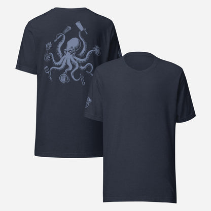 BACK PRINT Chef Octopus Unisex Tee