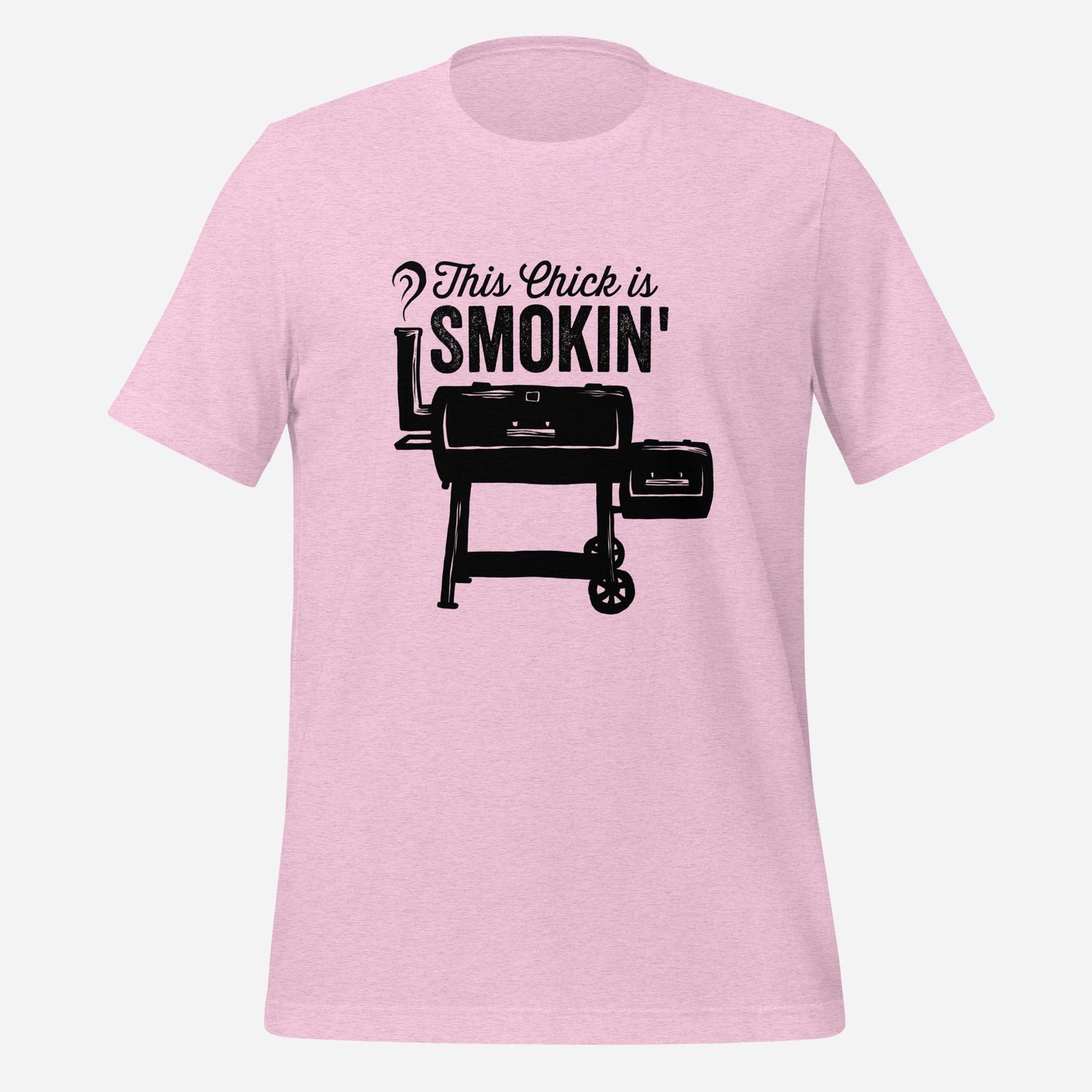 This Chick is Smokin Funny Girl BBQ Shirt Unisex t-shirt