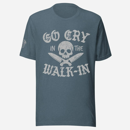 Go Cry in the Walk-In Distressed Unisex Tee - Odd Chef