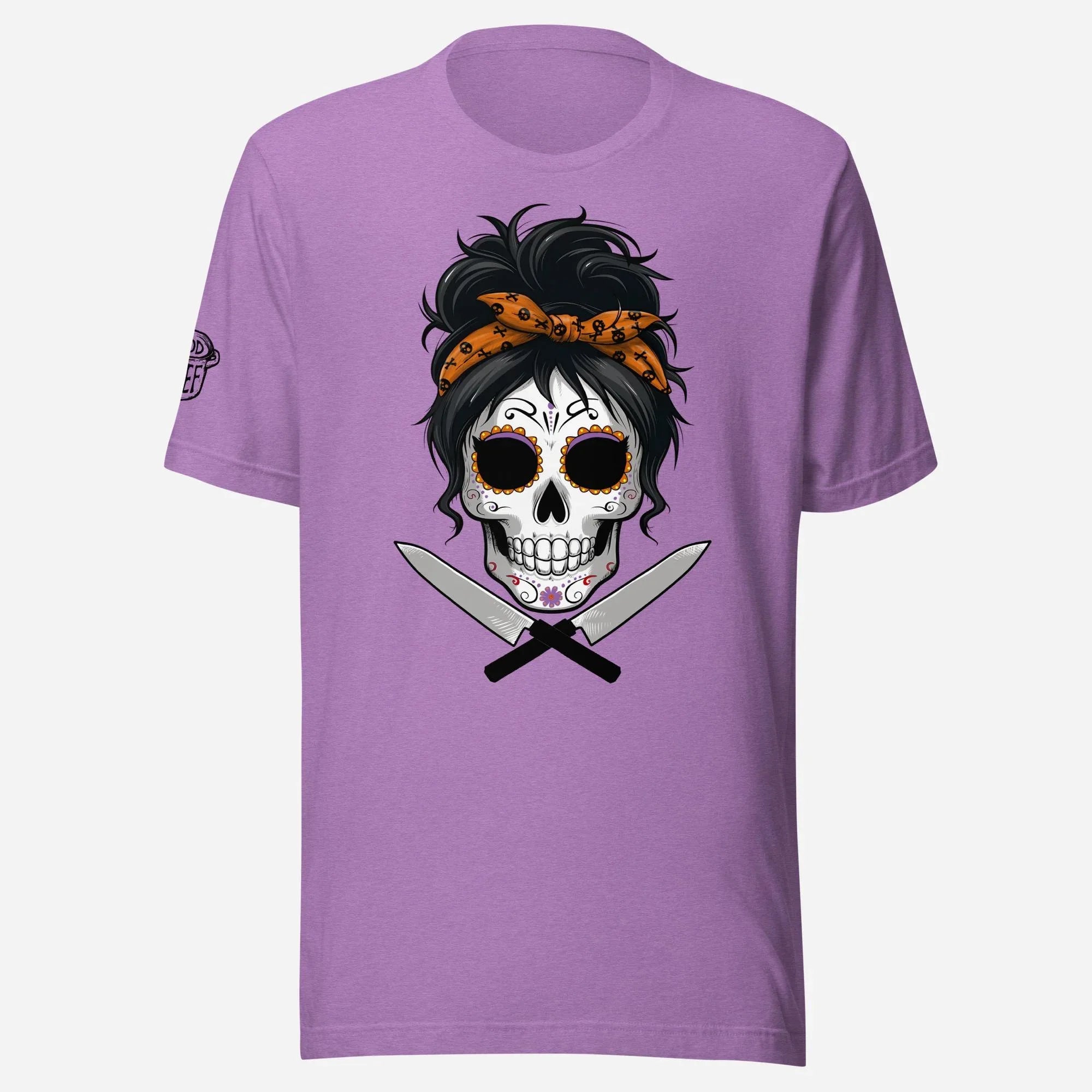 Sugar Skull Chick Halloween Unisex Tee - Odd Chef