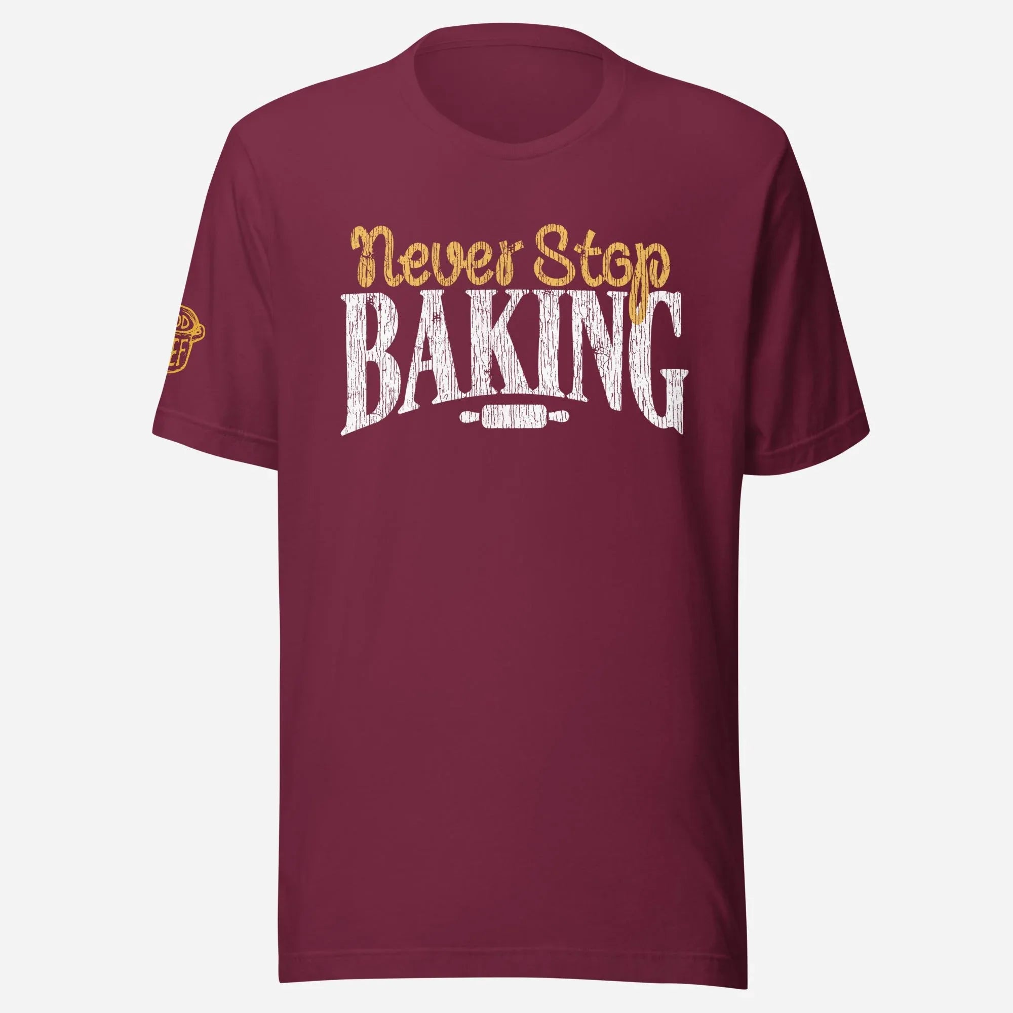 Never Stop Baking Unisex Tee - Odd Chef