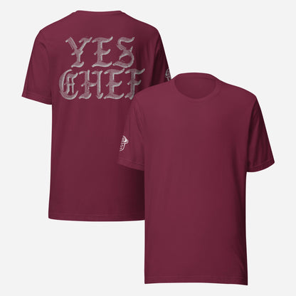 BACK PRINT Yes Chef Half-tone Unisex Tee