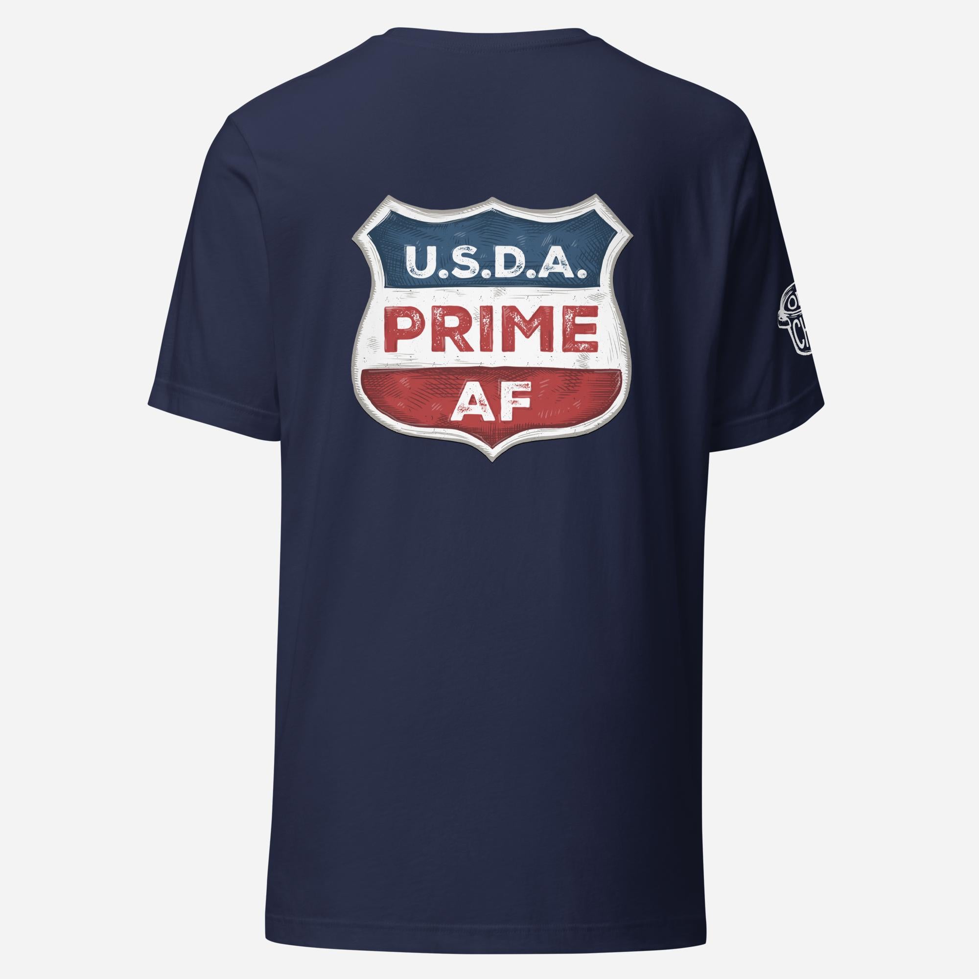 BACK PRINT USDA Prime AF Unisex Tee