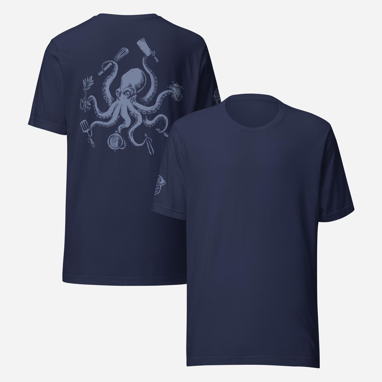 BACK PRINT Chef Octopus Unisex Tee