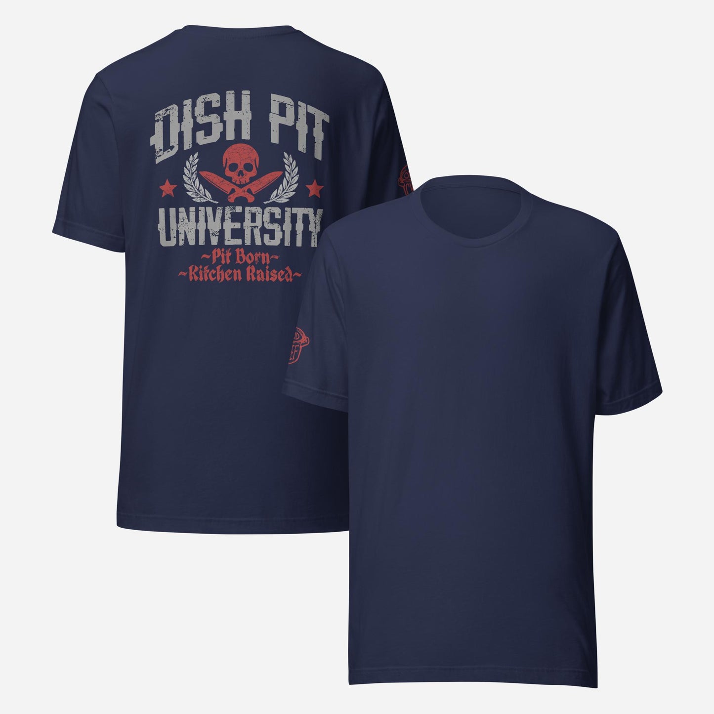 BACK PRINT Dish Pit University Unisex Tee
