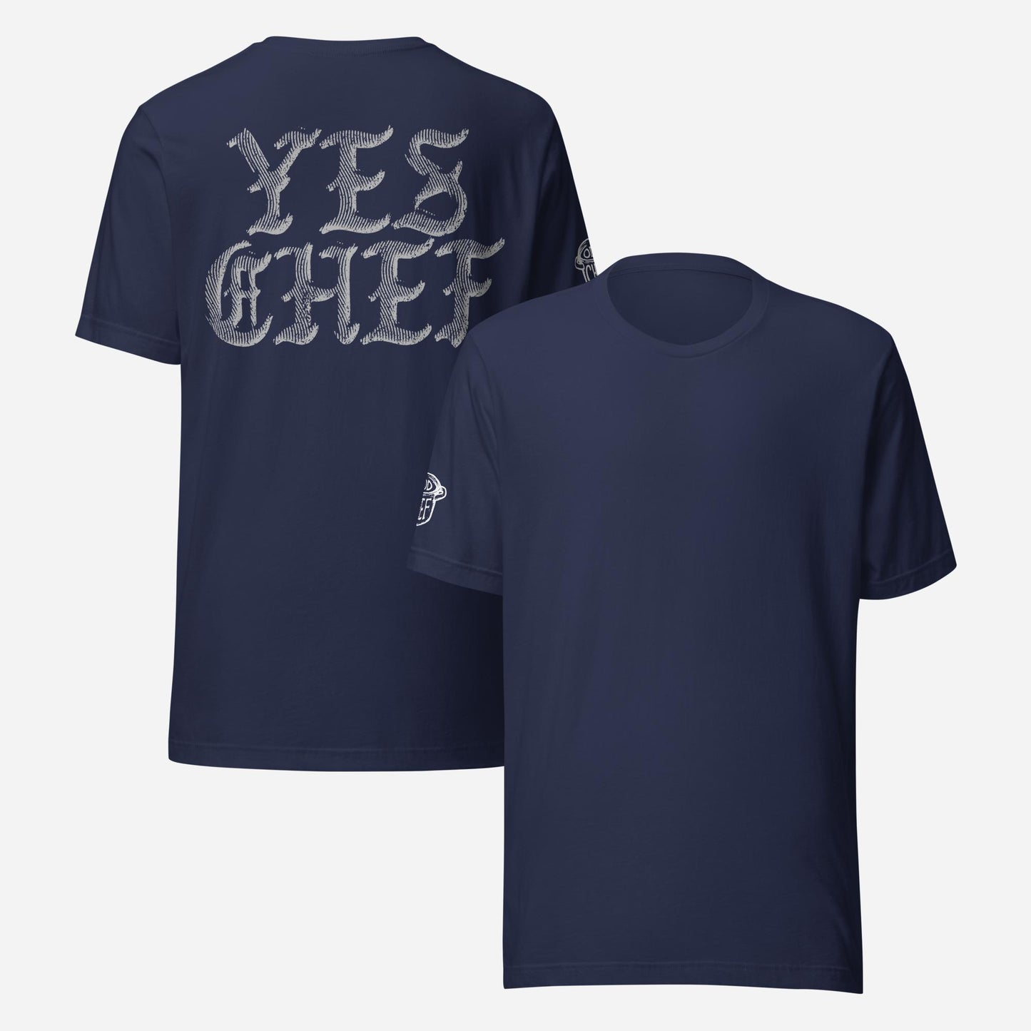 BACK PRINT Yes Chef Half-tone Unisex Tee