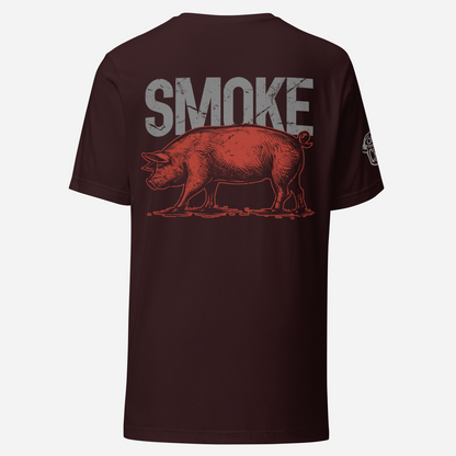 BACK PRINT Smoke Pig Unisex Tee