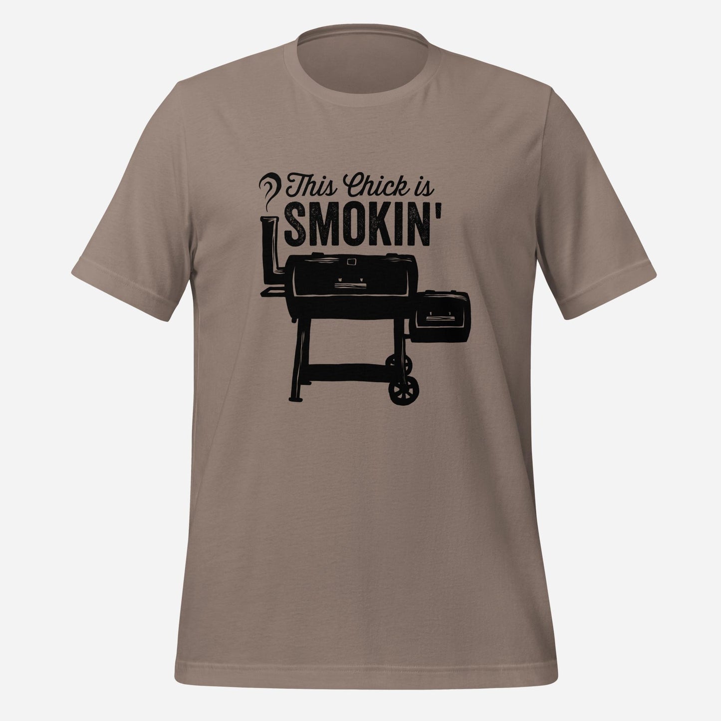 This Chick is Smokin Funny Girl BBQ Shirt Unisex t-shirt