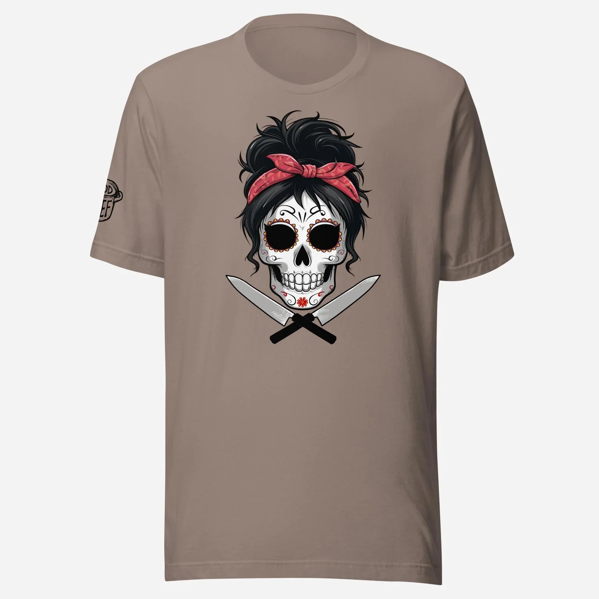 Sugar Skull Chick Chef Unisex Tee - Odd Chef