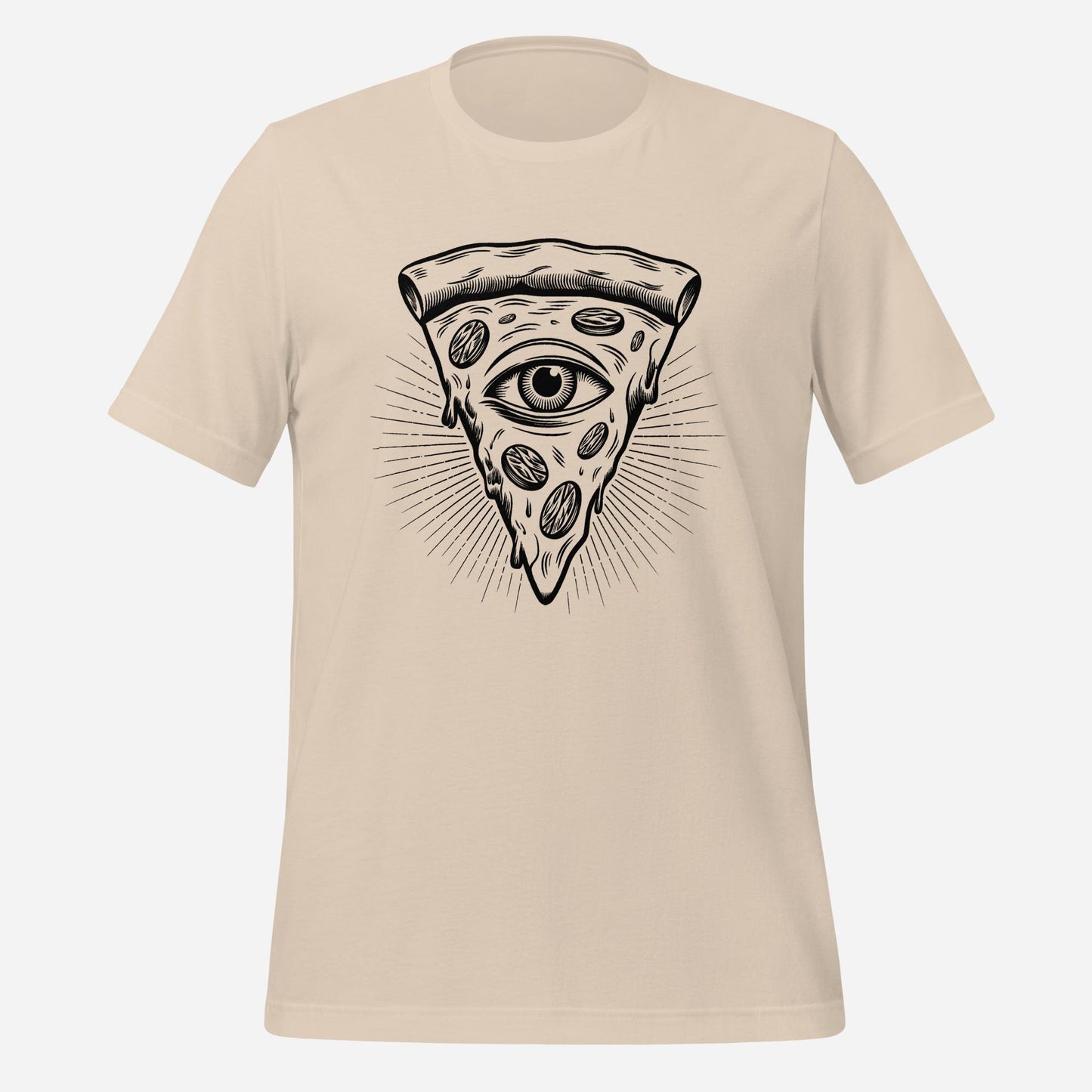 All-Seeing Pizza Unisex Tee