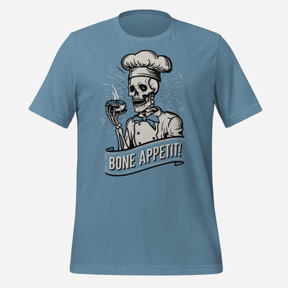 Bone Appetit Skeleton Chef Unisex t-shirt