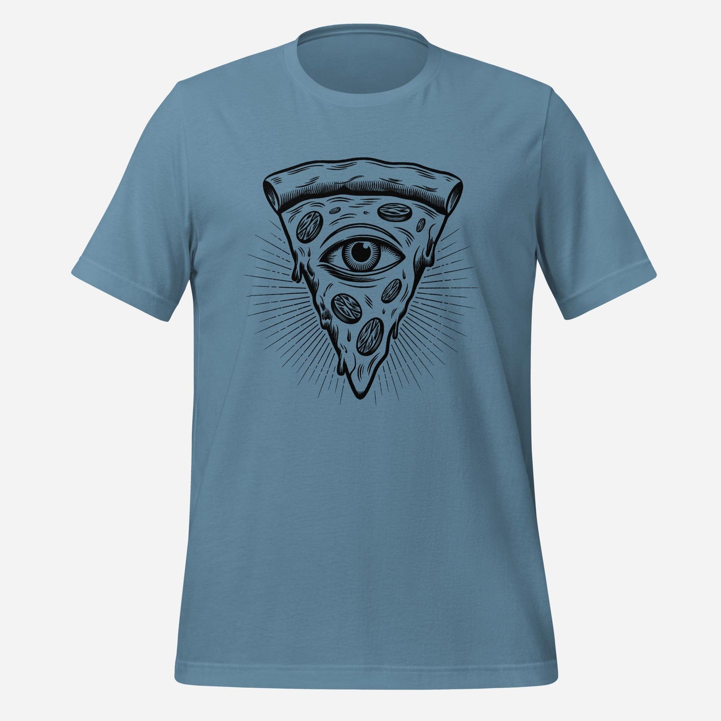 All-Seeing Pizza Unisex Tee