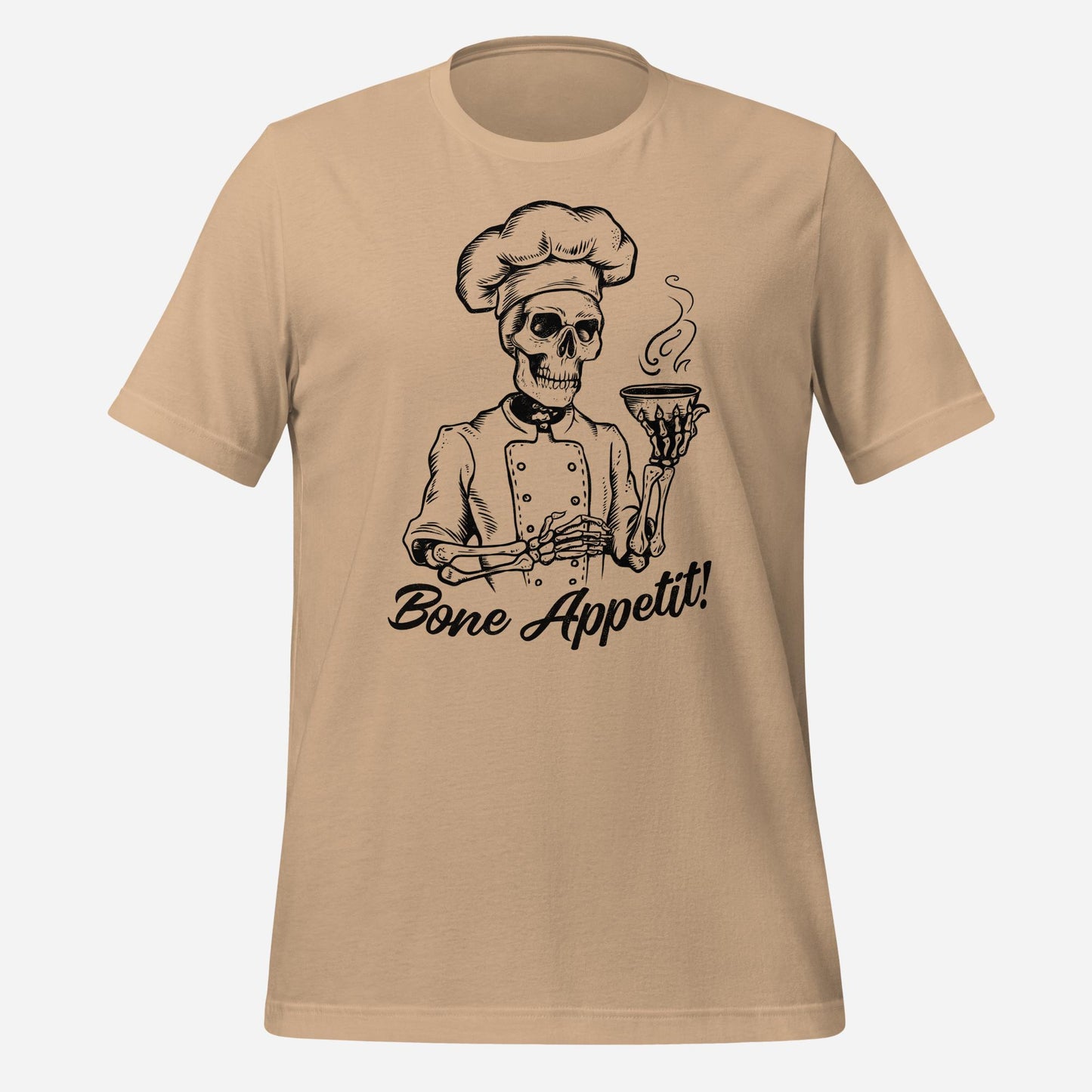 Skeleton Halloween Chef Unisex t-shirt