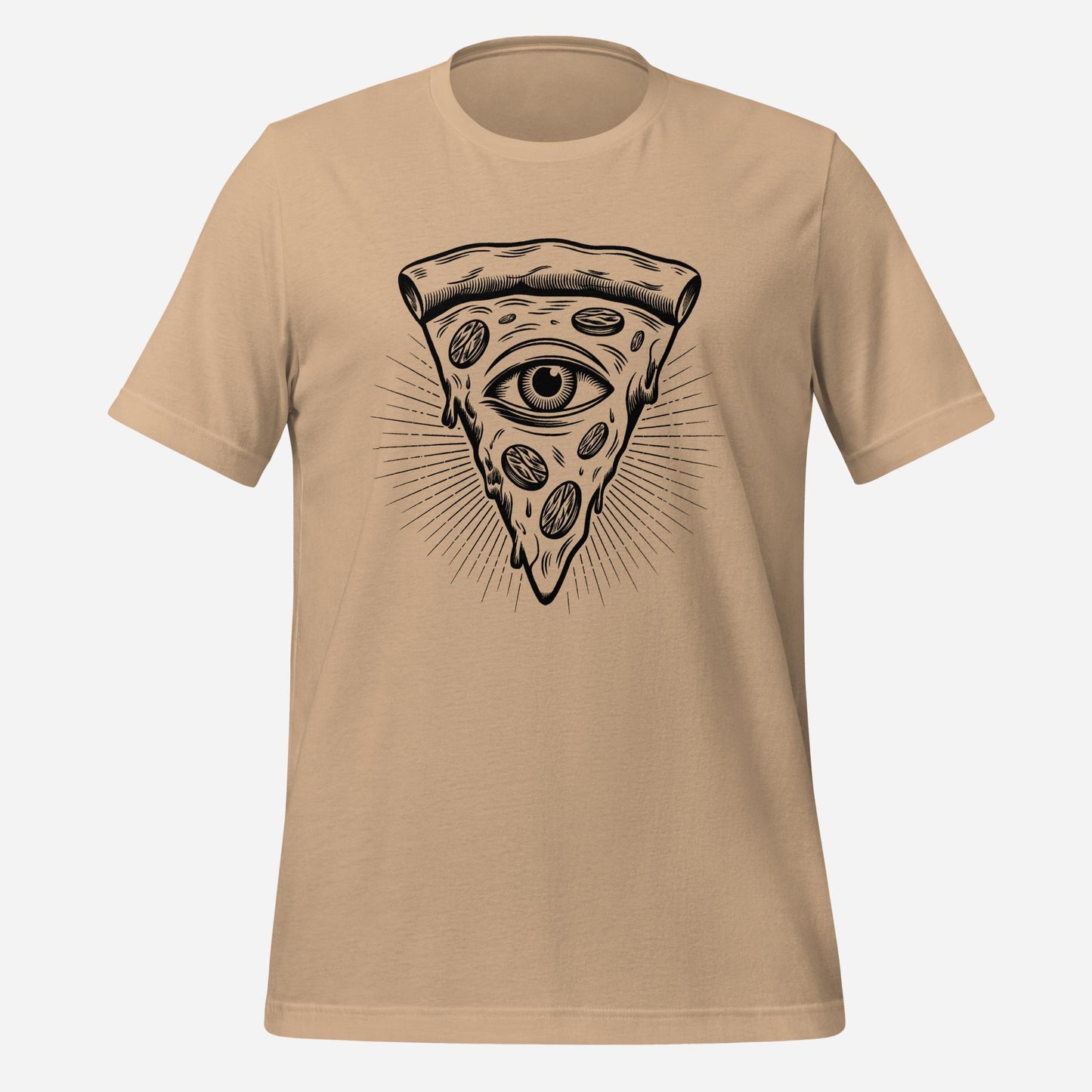 All-Seeing Pizza Unisex Tee