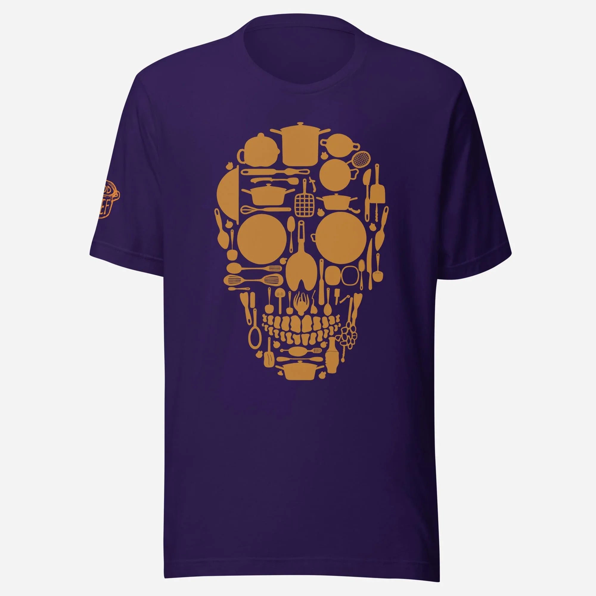 Skull Chef Kitchen Halloween Unisex Tee - Odd Chef