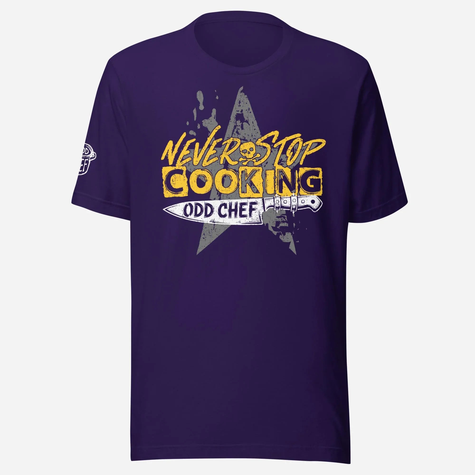 Never Stop Cooking Unisex Tee - Odd Chef