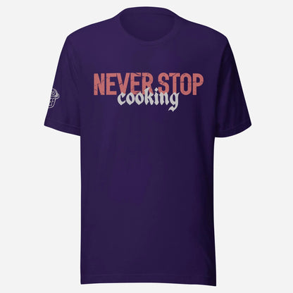 Never Stop Cooking Chef Unisex Tee - Odd Chef