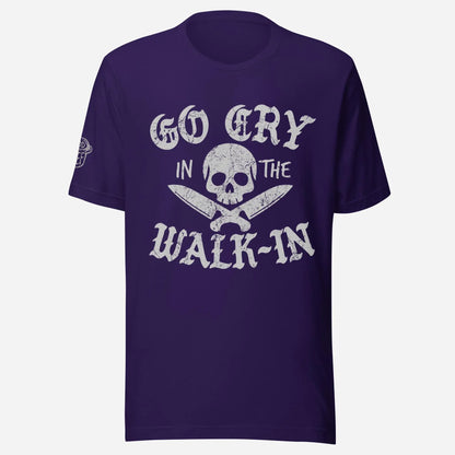 Go Cry in the Walk-In Distressed Unisex Tee - Odd Chef
