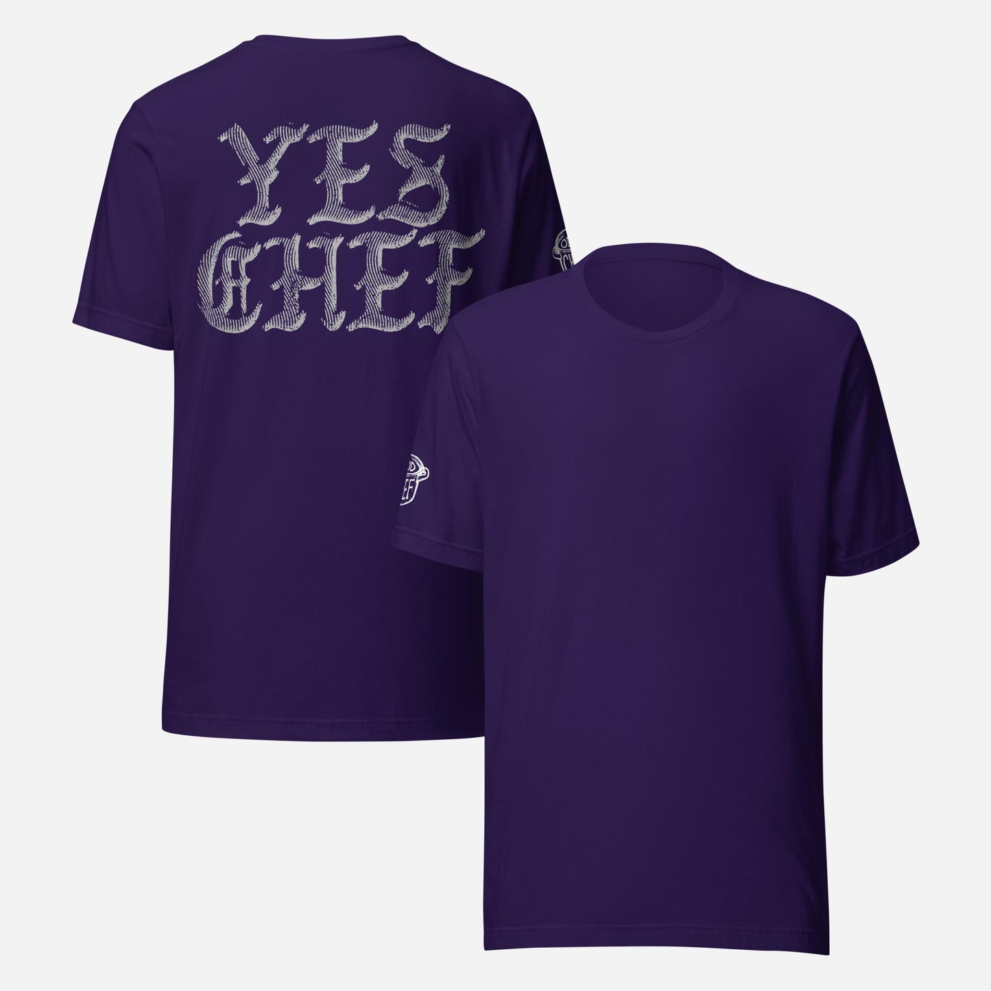 BACK PRINT Yes Chef Half-tone Unisex Tee