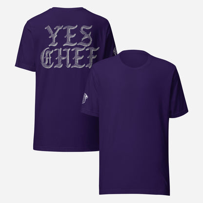 BACK PRINT Yes Chef Half-tone Unisex Tee