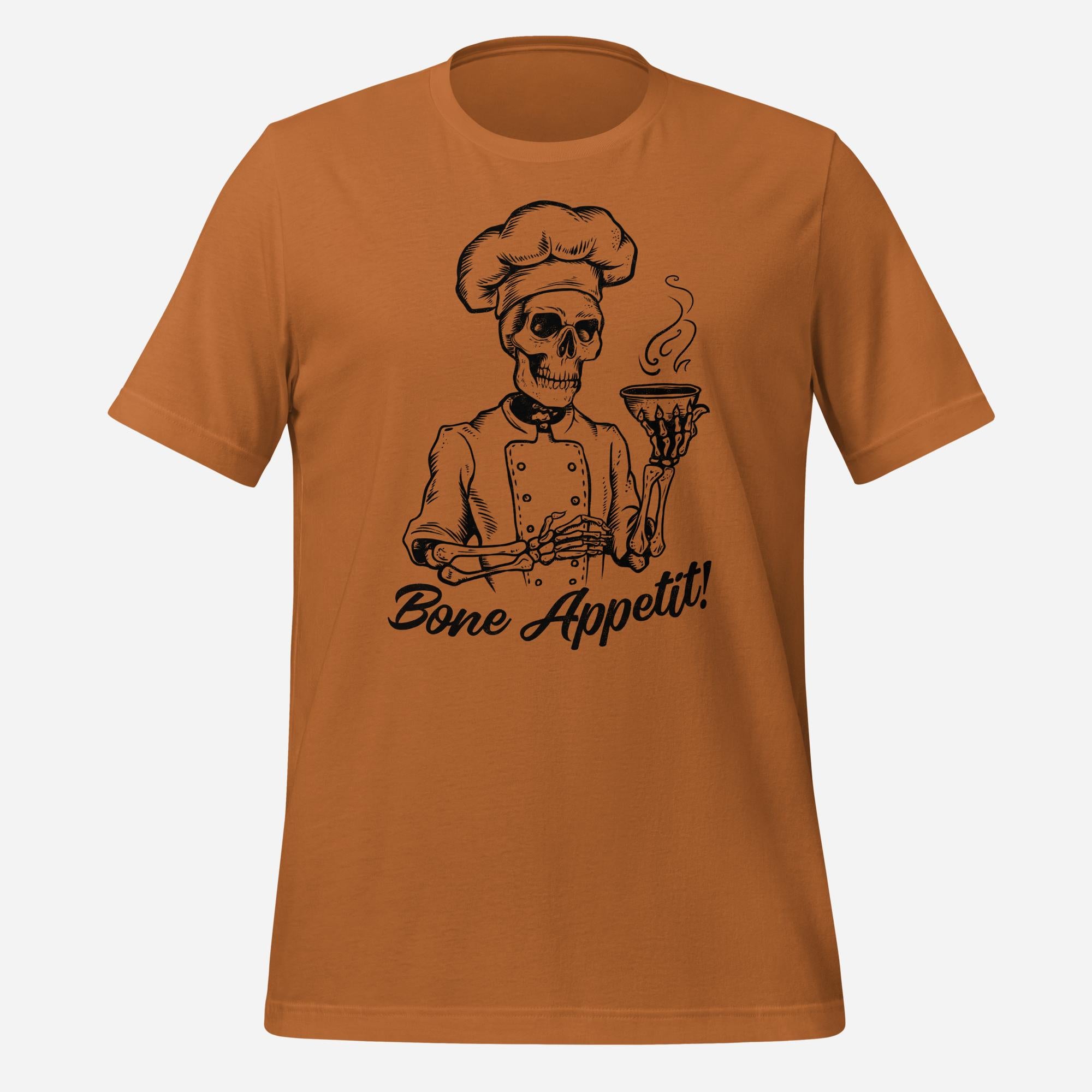 Chef skull t shirt best sale