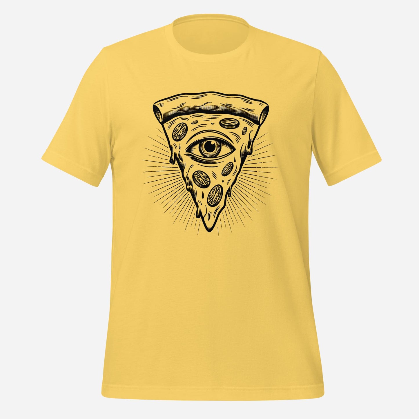 All-Seeing Pizza Unisex Tee