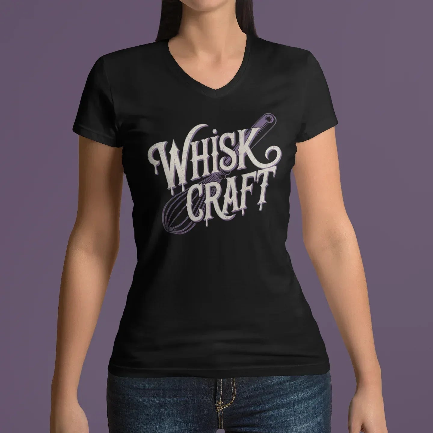 Whisk Craft Women’s Relaxed V-neck Tee - Odd Chef