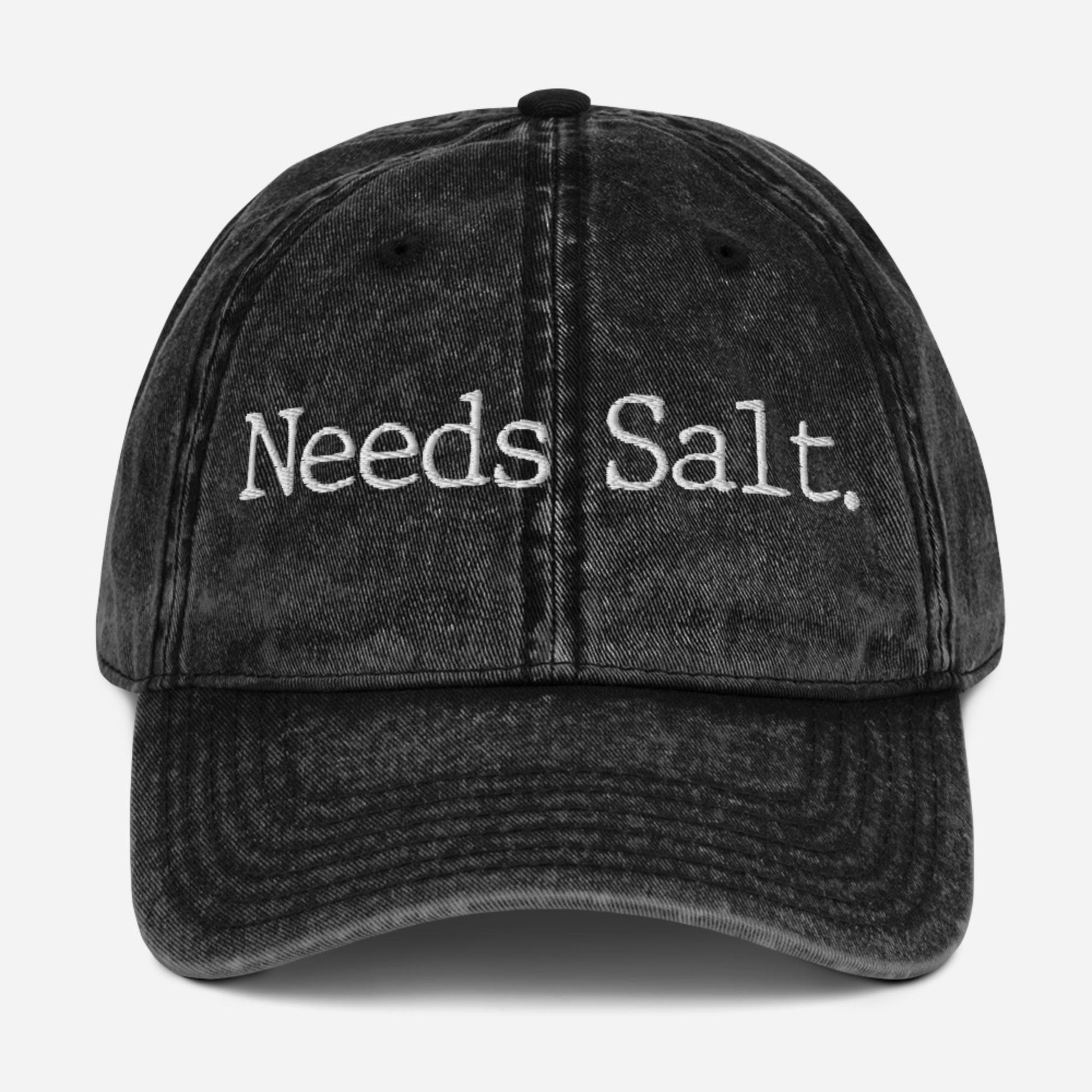 Needs Salt Vintage Cotton Twill Cap