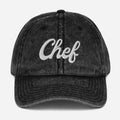 Chef Vintage Cotton Twill Hat [Embroidered] - Odd Chef