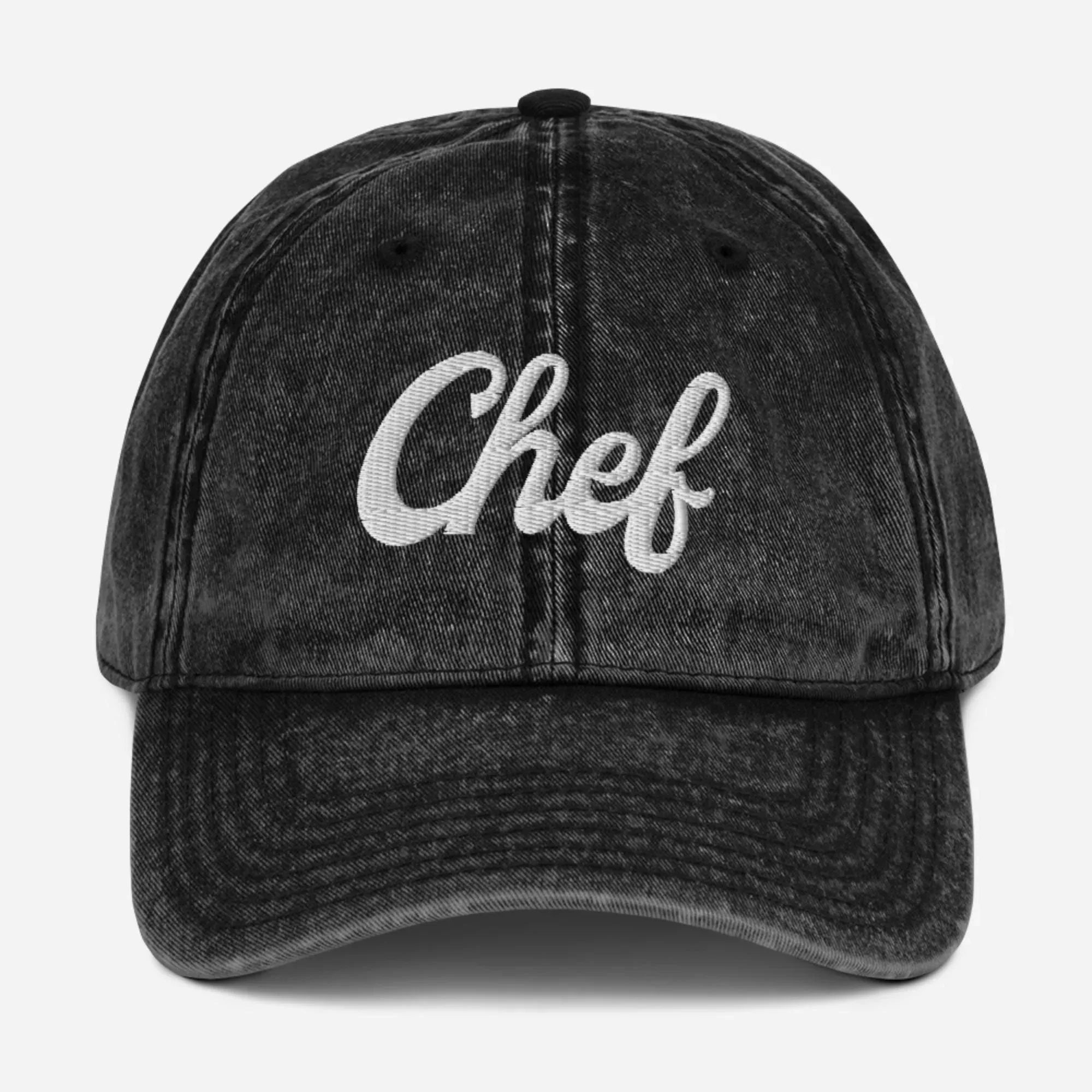 Chef Vintage Cotton Twill Hat [Embroidered] - Odd Chef