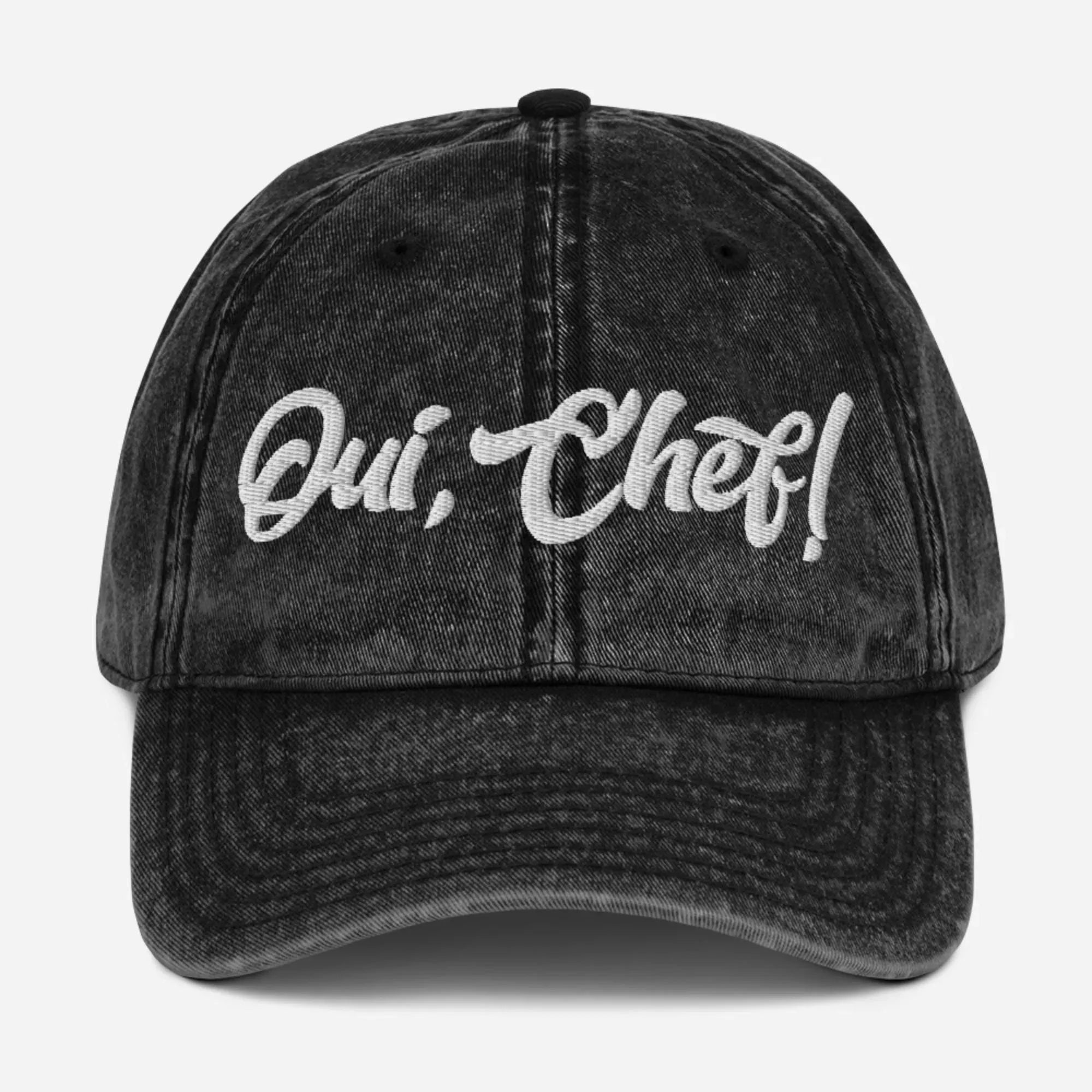 Oui Chef Vintage Cotton Twill Hat [Embroidered] - Odd Chef